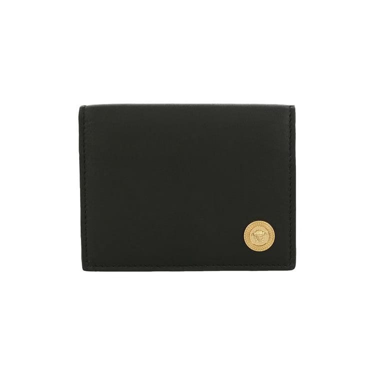 Versace Medusa Biggie Bifold Wallet Black/Gold