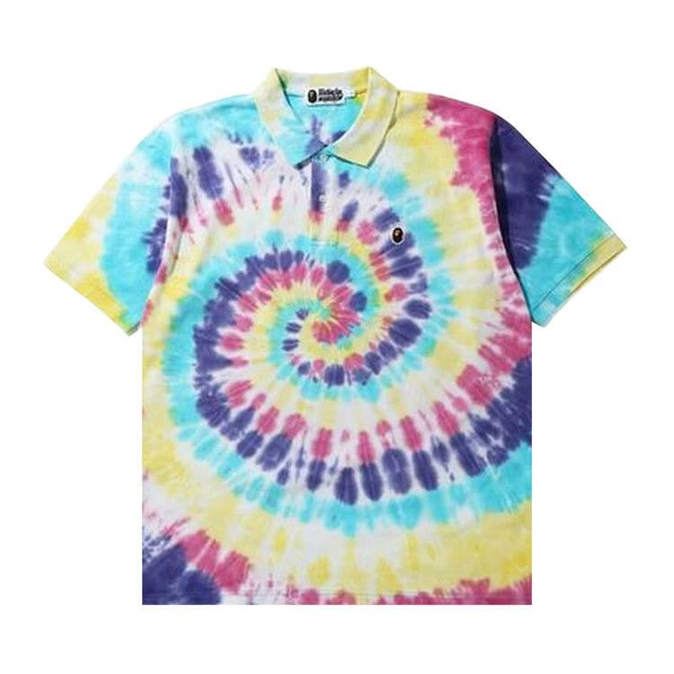BAPE Relaxed Tie Dye Polo Multicolor