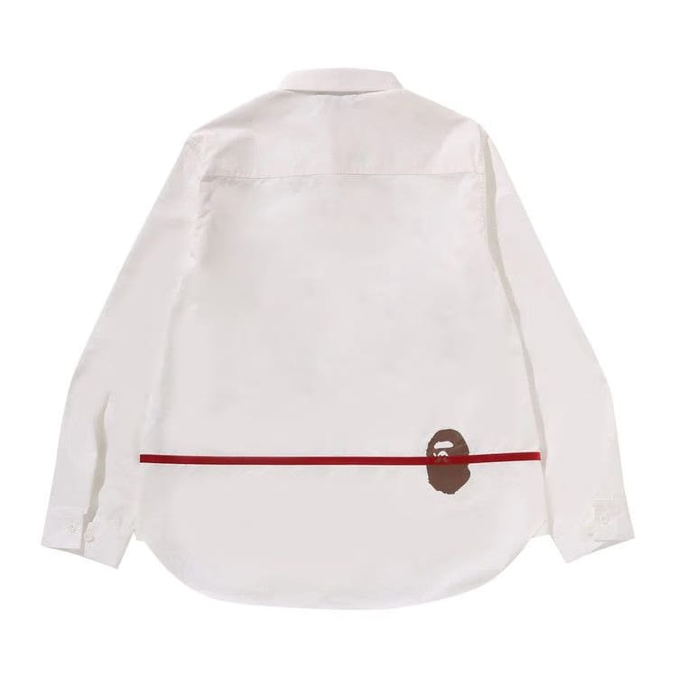 BAPE Long-Sleeve Shirt White