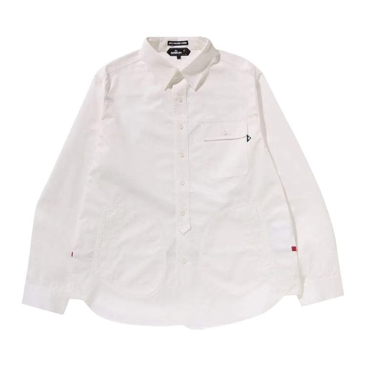 BAPE Long-Sleeve Shirt White