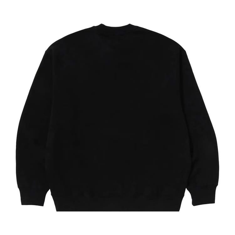 BAPE ABC Camo Ape Head Relaxed Fit Crewneck Sweatshirt Black