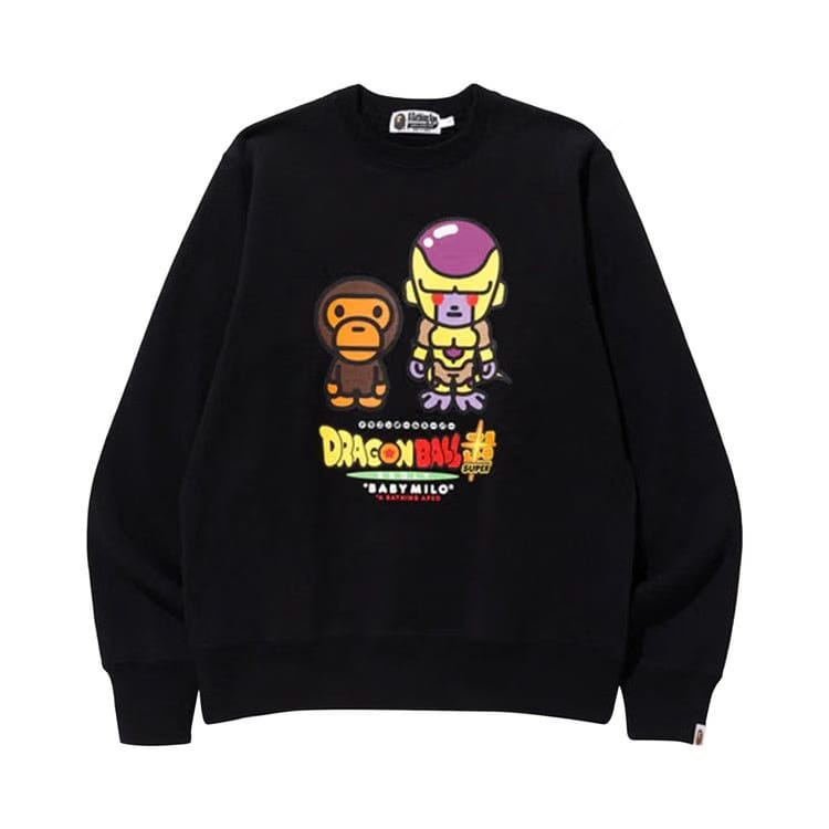 BAPE x Dragon Ball Z Super Golden Frieza Crewneck Black