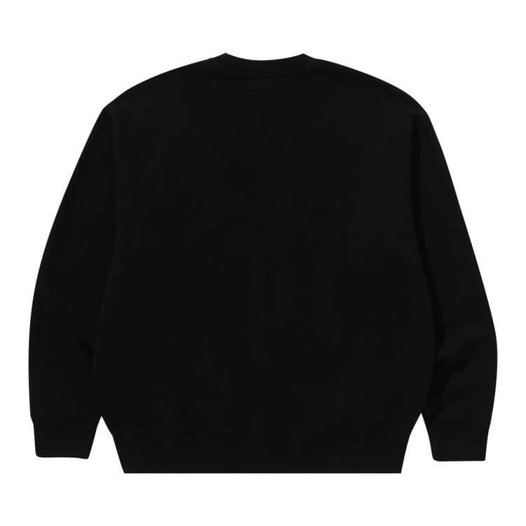 BAPE Floral Solid Camo Busy Works Relaxed Fit Crewneck Sweatshirt Black