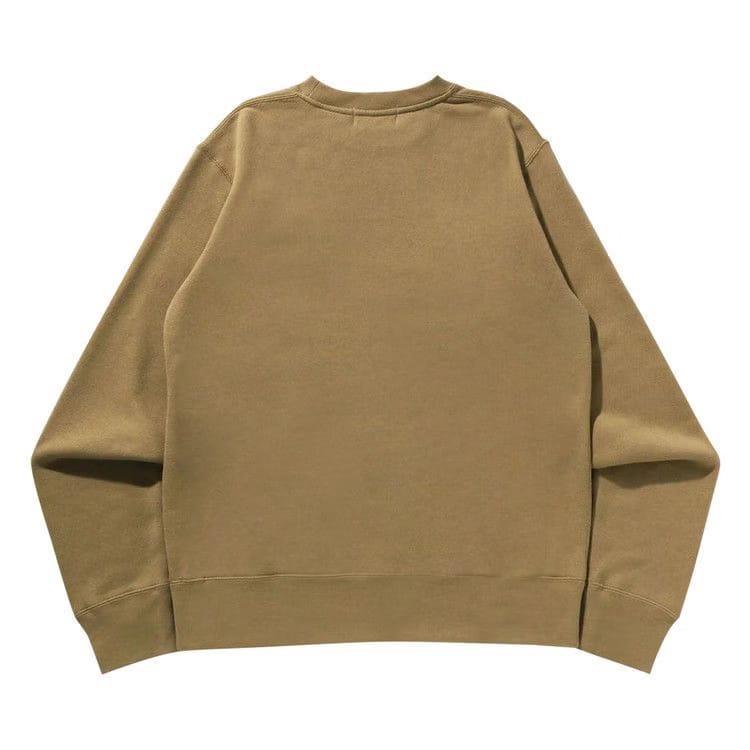 BAPE One Point Crewneck Sweatshirt Beige