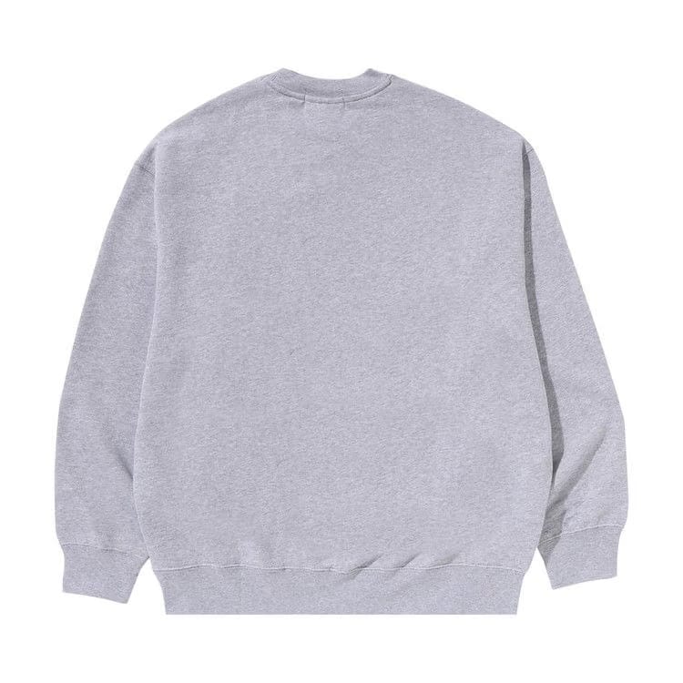 BAPE ABC Camo Ape Head Relaxed Fit Crewneck Sweatshirt Grey