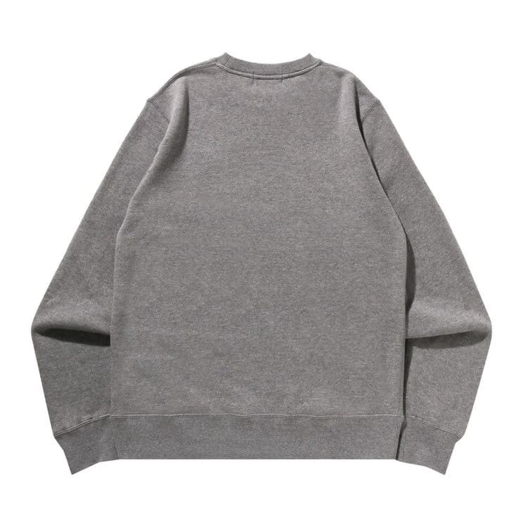 BAPE One Point Crewneck Sweatshirt Grey