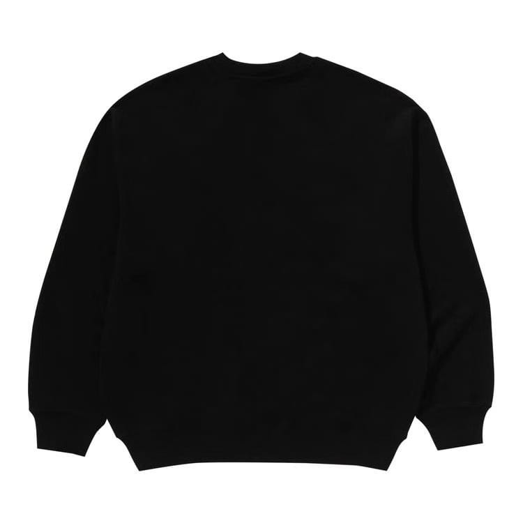 BAPE One Point Relaxed Fit Crewneck Sweatshirt Black