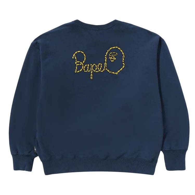 BAPE x Sean Wotherspoon 4Way Crewneck Navy