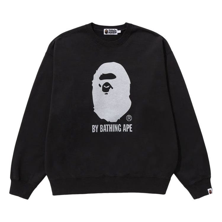 BAPE By Bathing Ape Overdye Crewneck Black