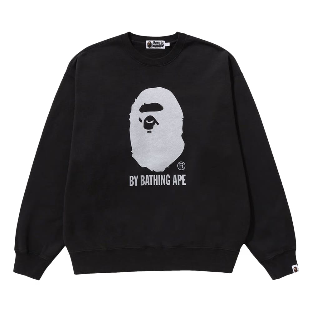 BAPE By Bathing Ape Overdye Crewneck Black