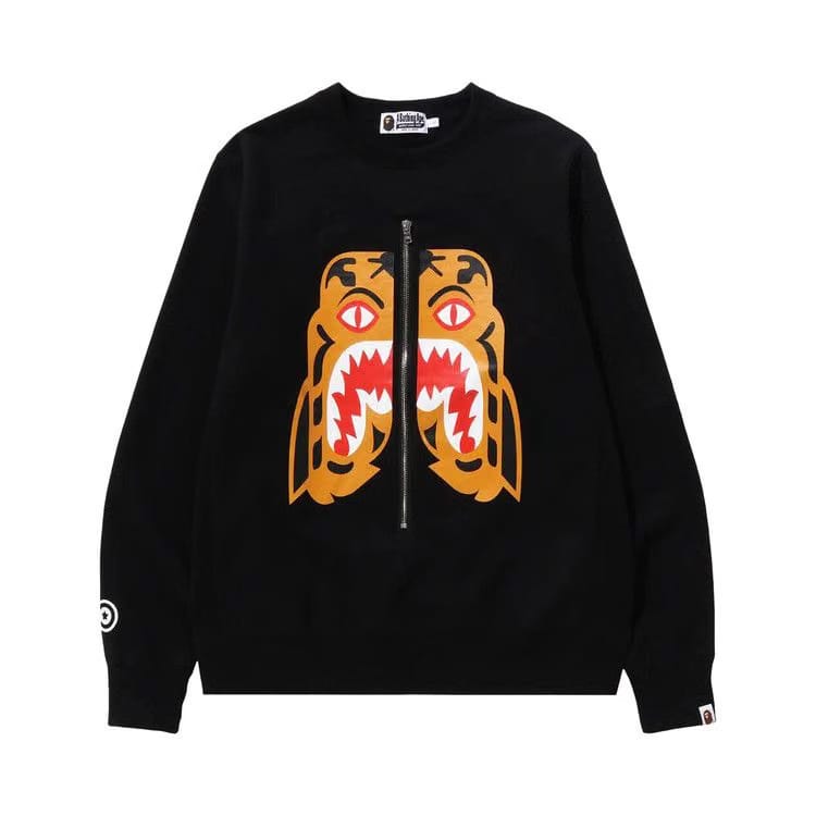BAPE Tiger Crewneck Black