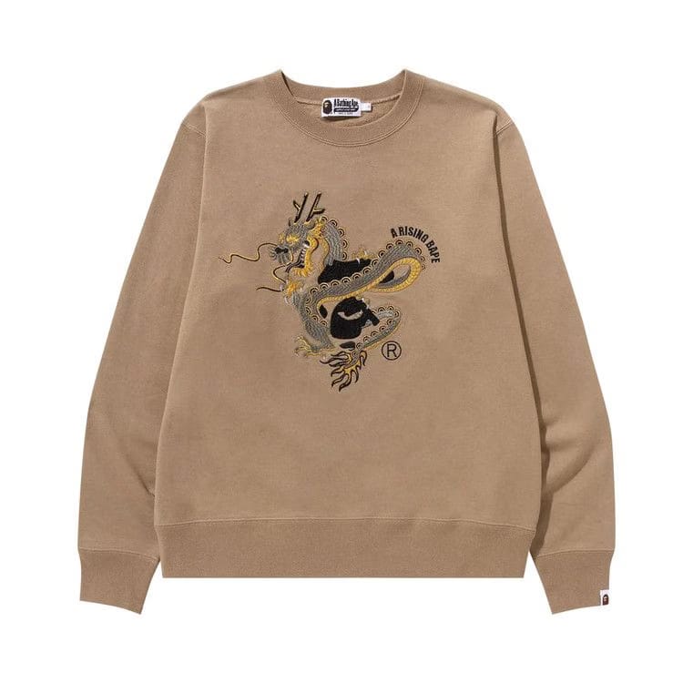 BAPE Year Of Dragon Crewneck Beige
