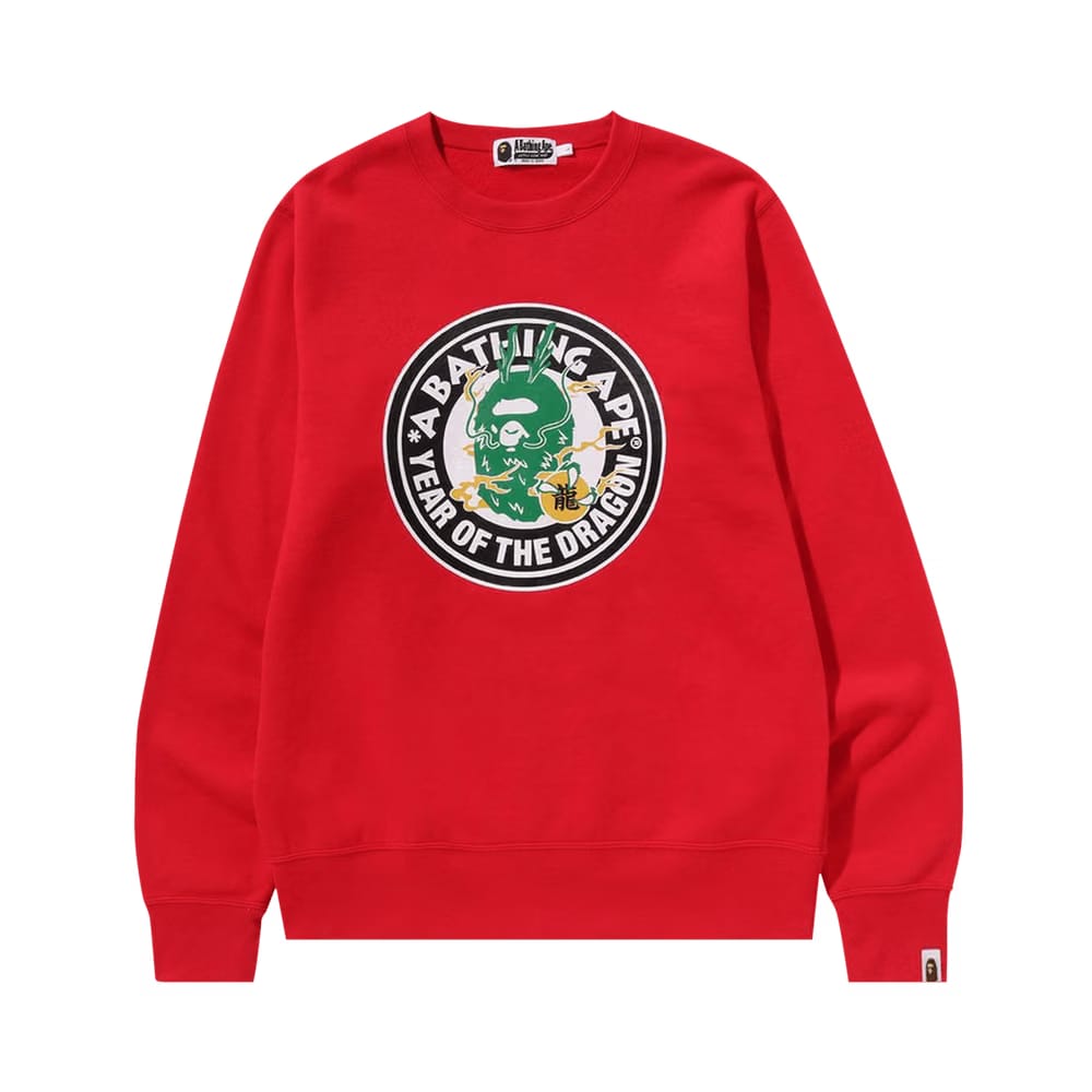 BAPE Year Of The Dragon Sweatshirt Red