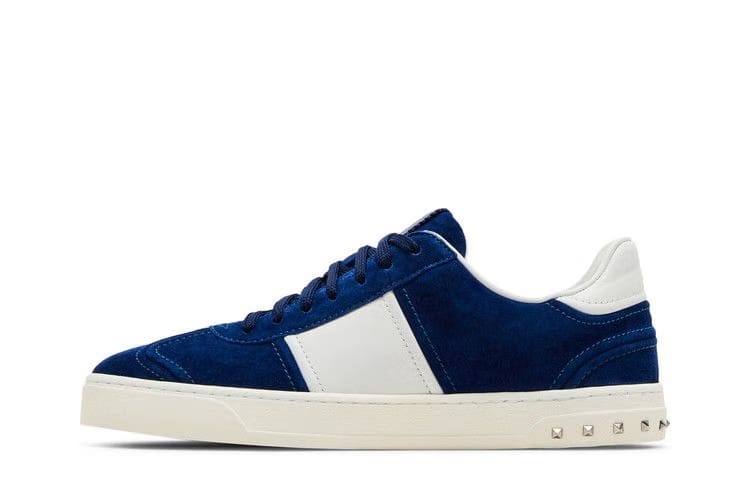 Valentino Rockstud Fly Crew Sneaker Blue