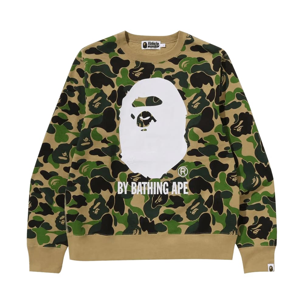 BAPE ABC Camo By Bathing Ape Crewneck Sweat Green