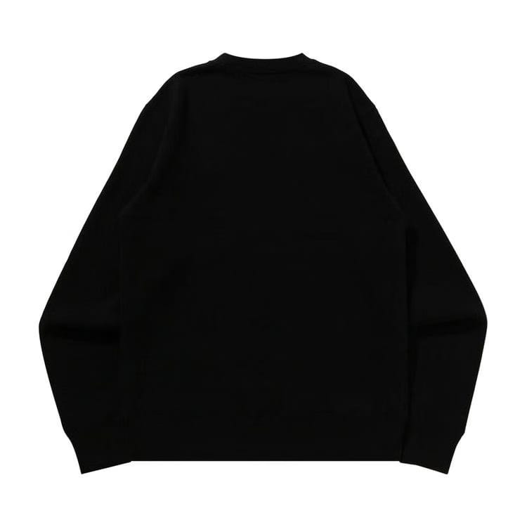 BAPE One Point Crewneck Sweatshirt Black