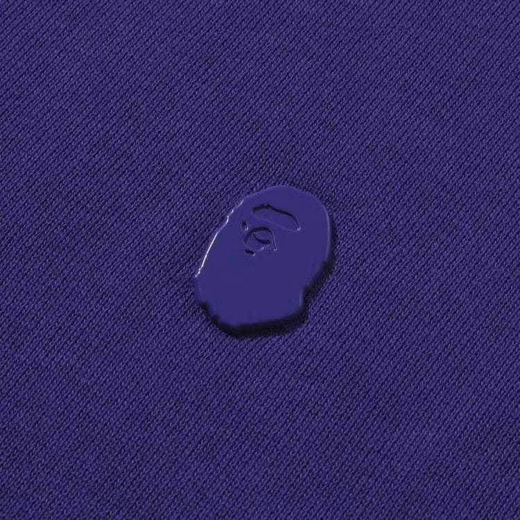 BAPE One Point Relaxed Fit Crewneck Sweatshirt Purple