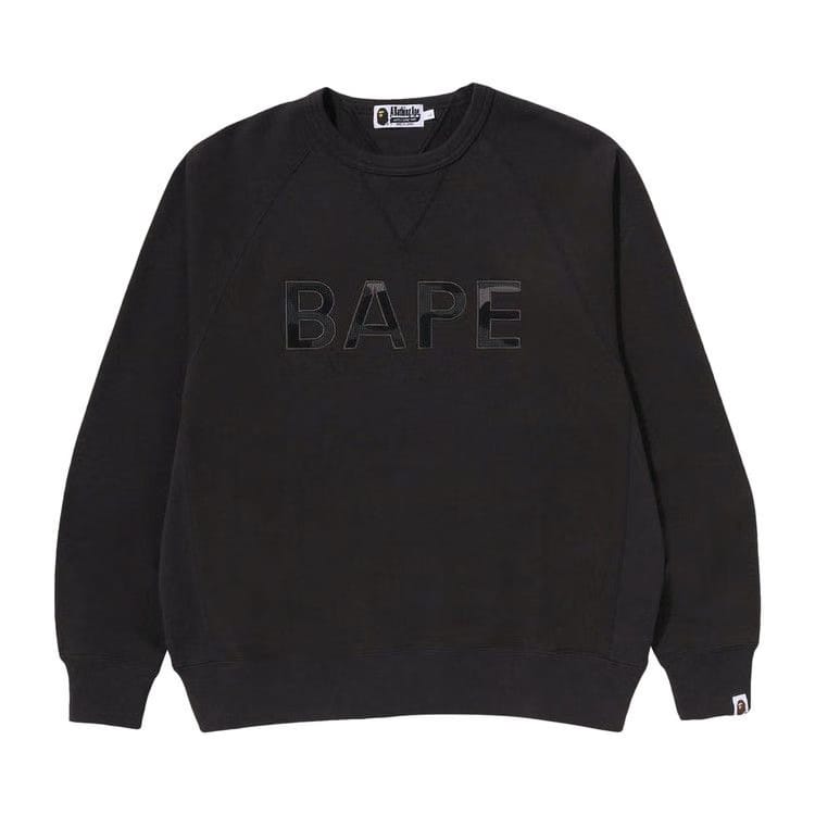 BAPE Patch Relaxed Fit Crewneck Charcoal
