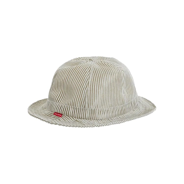 Supreme Stripe Mesh Bell Hat Taupe