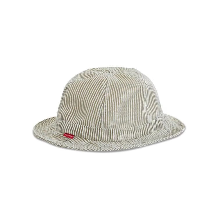 Supreme Stripe Mesh Bell Hat Taupe
