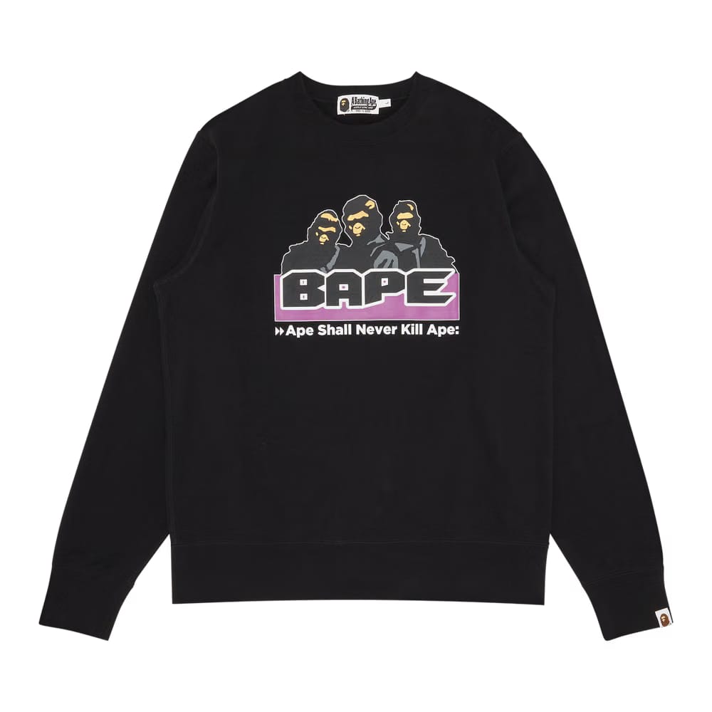 GOAT Exclusive BAPE Archive Crewneck In Black