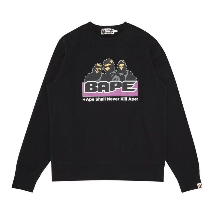 GOAT Exclusive BAPE Archive Crewneck In Black