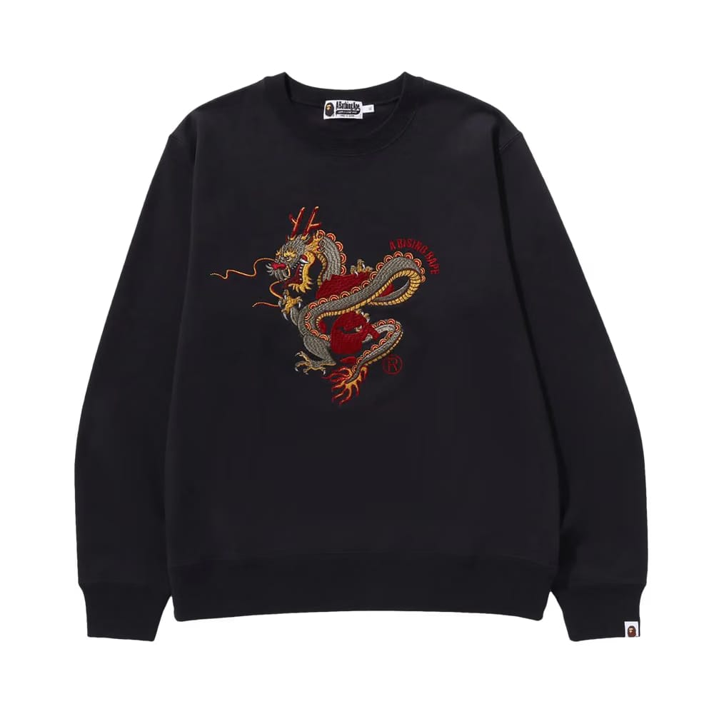 BAPE Year Of Dragon Crewneck Charcoal