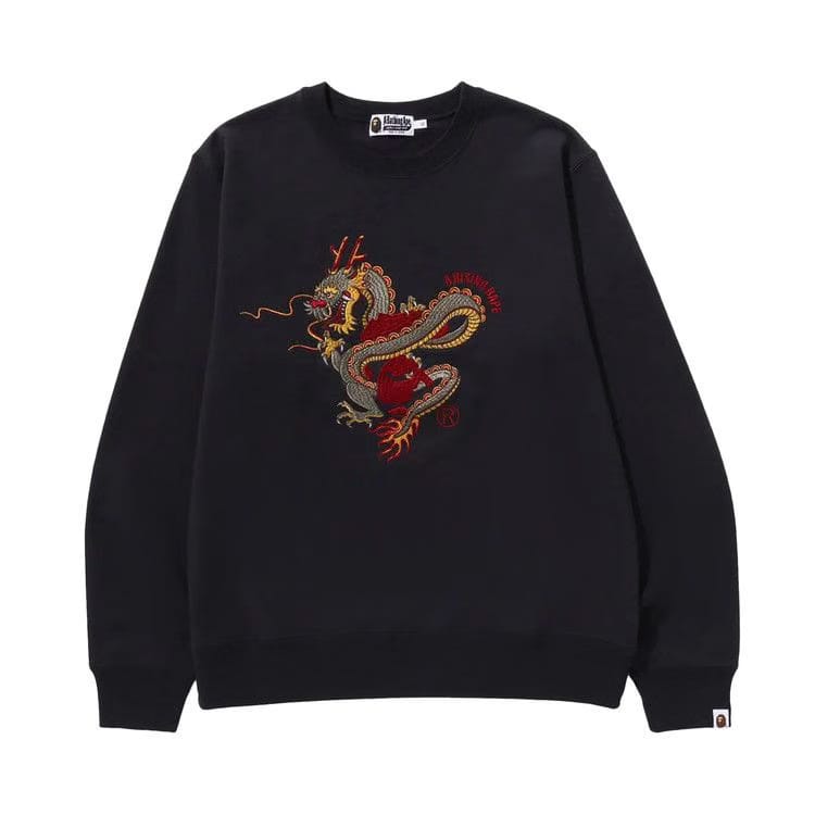BAPE Year Of Dragon Crewneck Charcoal