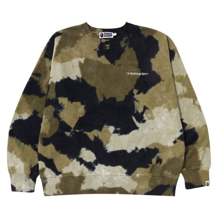 BAPE Chusen Loose Fit Crewneck Olive Drab