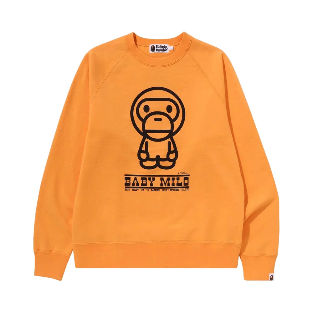 BAPE Baby Milo Crewneck Orange