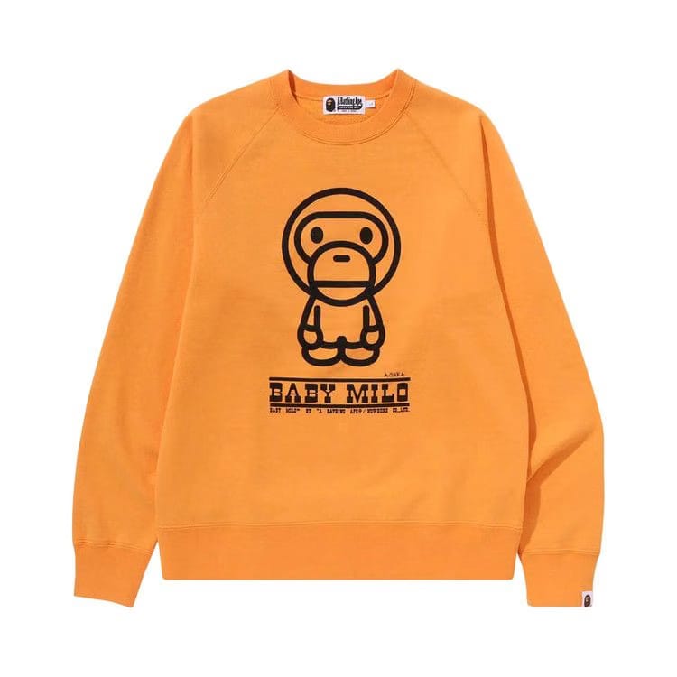 BAPE Baby Milo Crewneck Orange