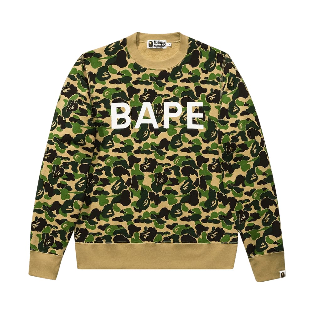 BAPE ABC CAMO Crewneck 'Green'