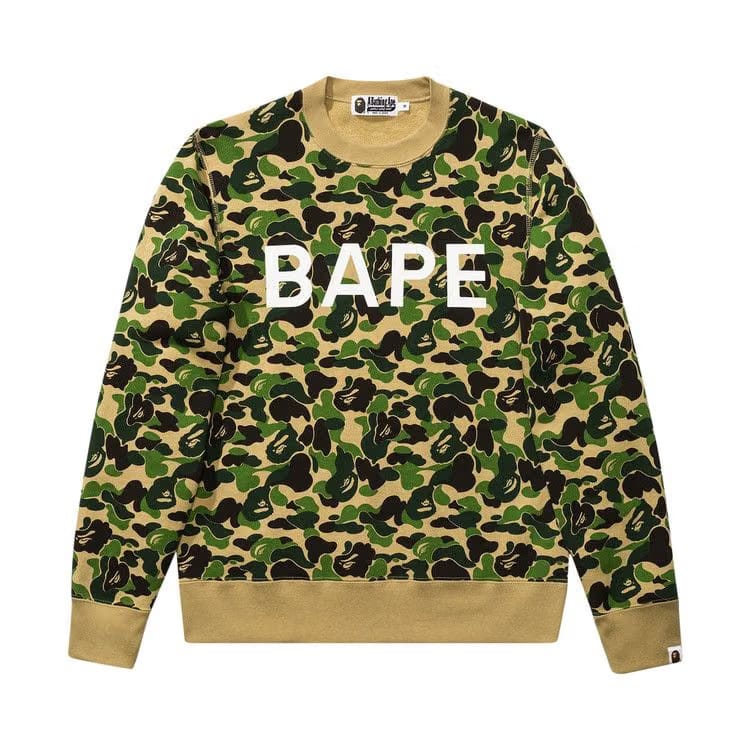 BAPE ABC CAMO Crewneck 'Green'