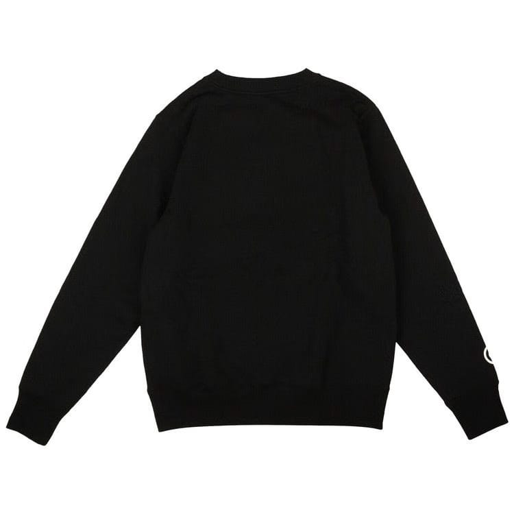 BAPE Shark Embroidery Crewneck Sweater Black