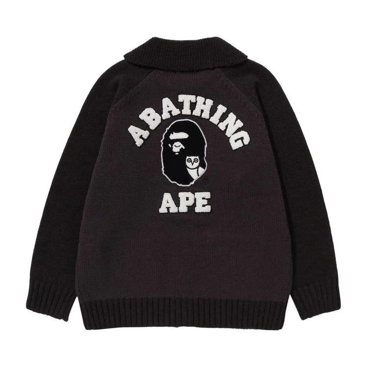 BAPE x OVO Cowichan Sweater Grey
