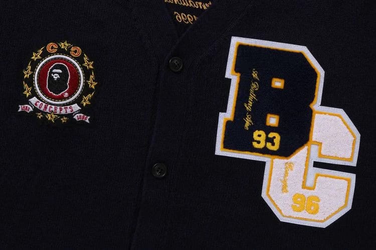 BAPE x Concepts Cardigan Navy