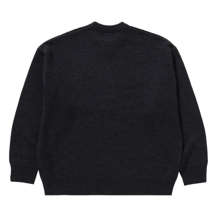 BAPE One Point Relaxed Fit Sweater Charcoal