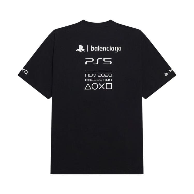 Balenciaga Playstation Boxy T-Shirt Black