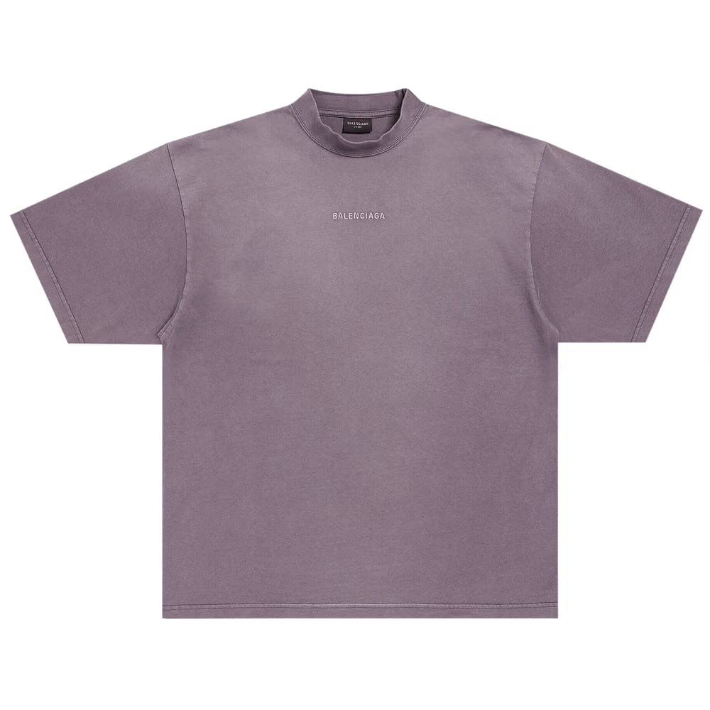 Balenciaga Medium Fit T-Shirt Purple
