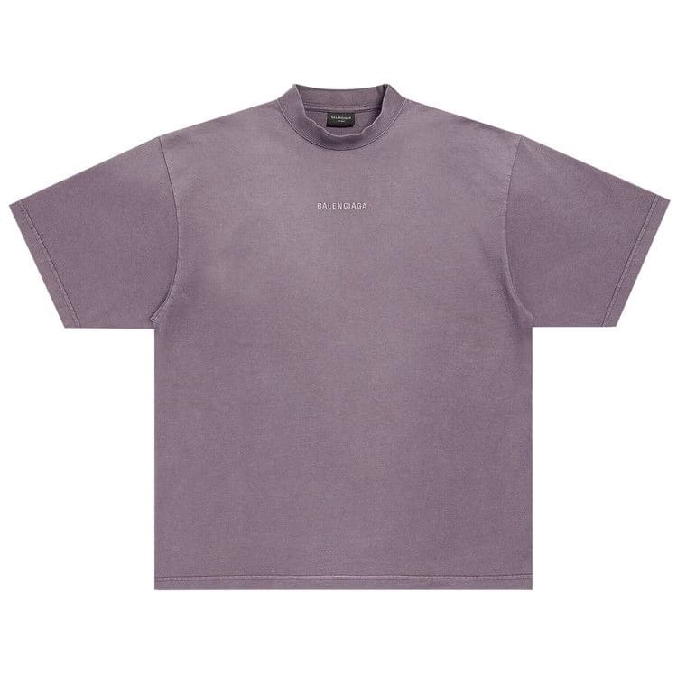Balenciaga Medium Fit T-Shirt Purple