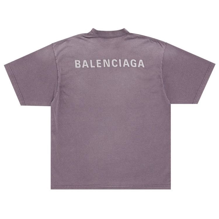 Balenciaga Medium Fit T-Shirt Purple