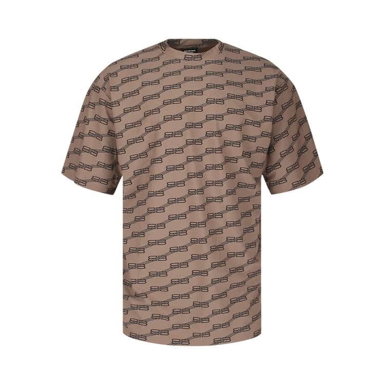 Balenciaga Monogram Swim T-Shirt Beige