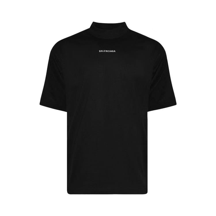 Balenciaga Logo T-Shirt Faded Black