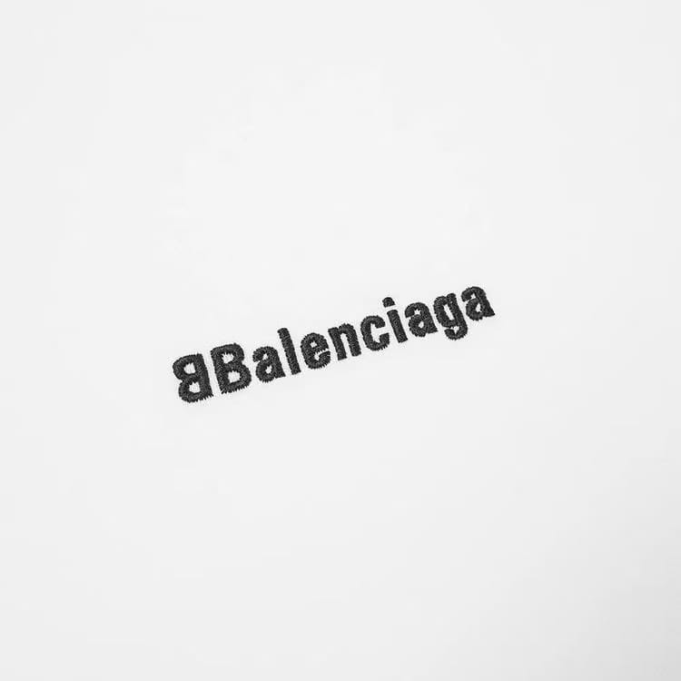 Balenciaga Corporate Logo T-Shirt White/Black