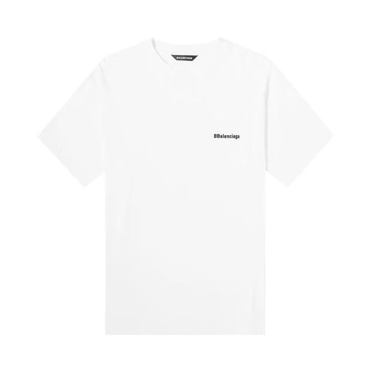 Balenciaga Corporate Logo T-Shirt White/Black