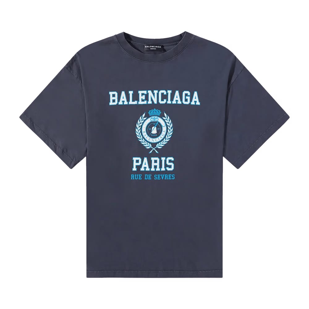 Balenciaga T-Shirt Marine Blue