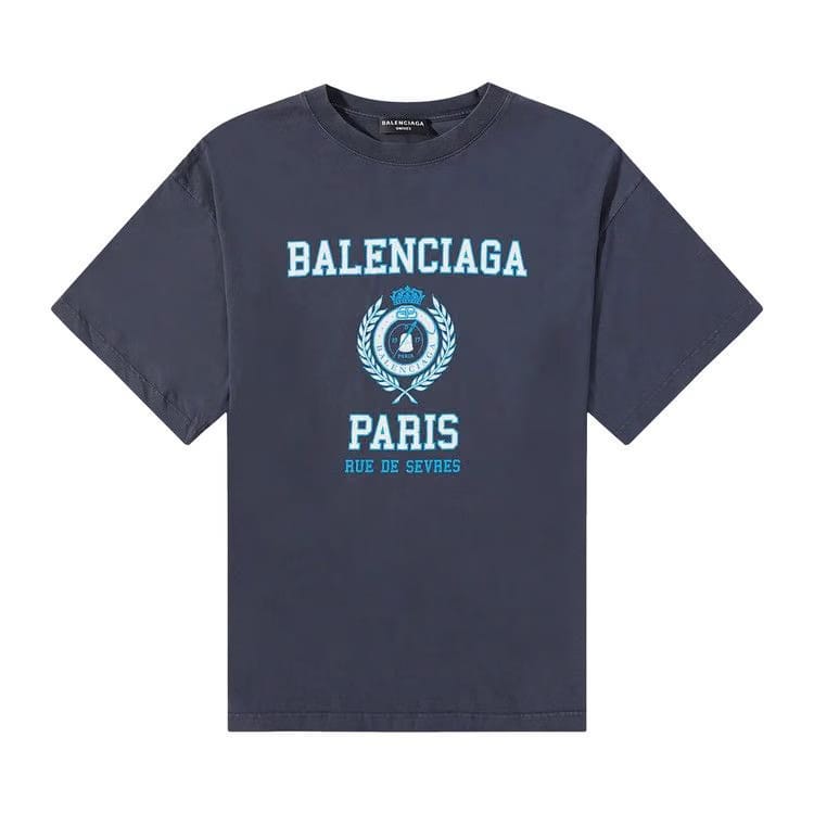Balenciaga T-Shirt Marine Blue