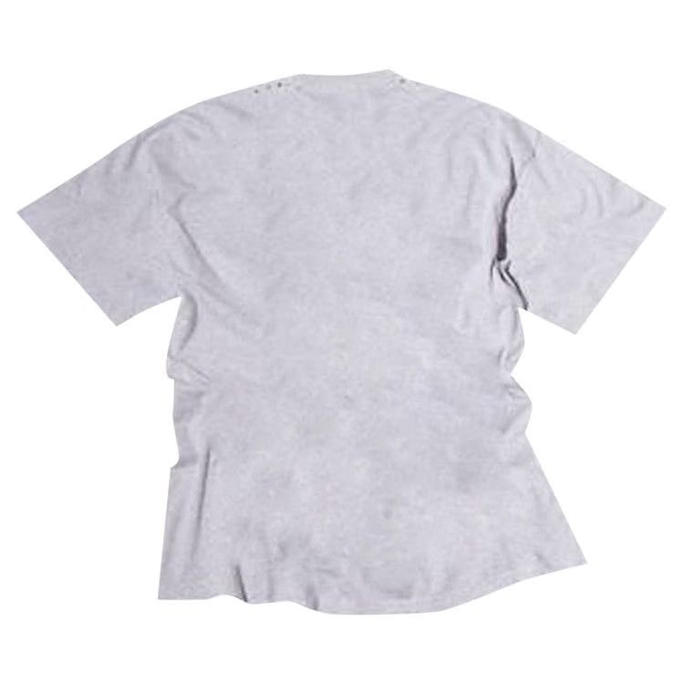 Balenciaga Oversized T-Shirt Heather Grey/Washed Black