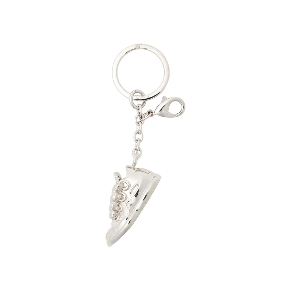 Lanvin Curb Sneakers Key Holder Silver