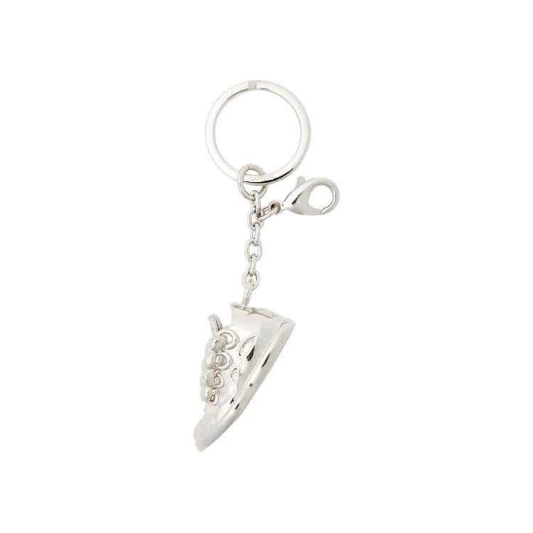 Lanvin Curb Sneakers Key Holder Silver